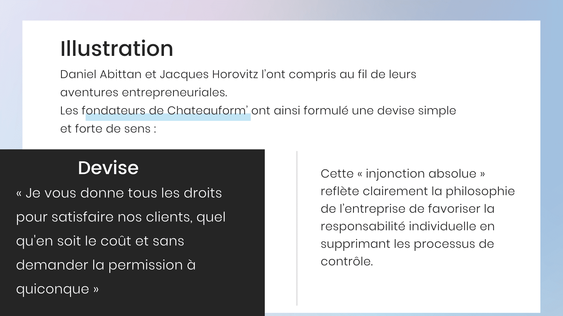 Visuel décrivant l'illustration Chateauform’