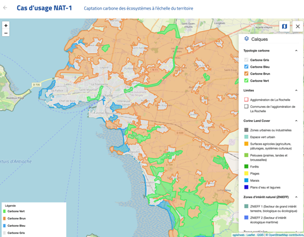 visualisation issue de la plateforme terreze